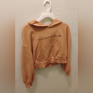 Tan Women's Hoodie Sweater